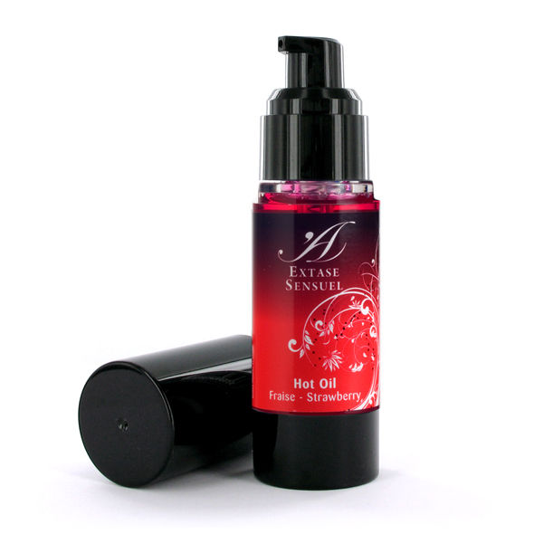 Extase aceite estimulante calor fresa 30 ml