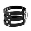 Coquette choker cuero vegano estilo fetish