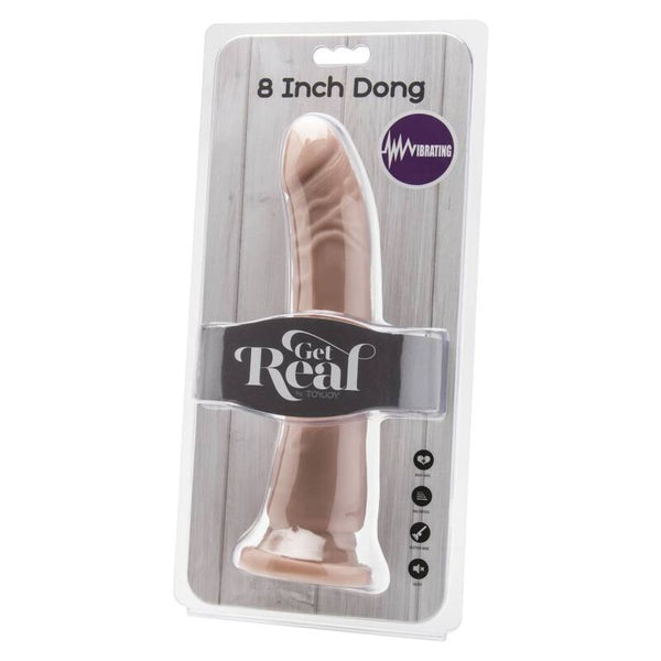 Dildo vibrador Get Dong 20,5 cm natural