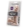Dildo 18 cm con testículos vibrador natural