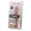 Dildo 25 5 cm con testículos vibrador natural