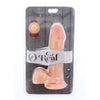 Get dual density dildo 18 cm con testículos natural