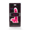 Get happy dicks dildo 12 cm con testículos rosa