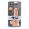 Get dual density dildo 17 cm con testículos natural