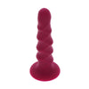 Get ribbed dong 12 cm rojo