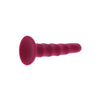 Get ribbed dong 12 cm rojo