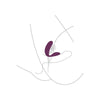 Bound love vibrador para parejas morado