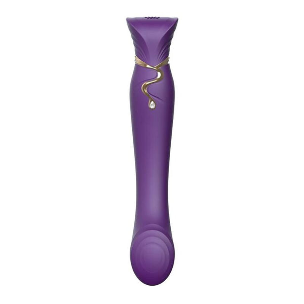 Vibrador Zalo Queen Pulse Wave para Punto G morado