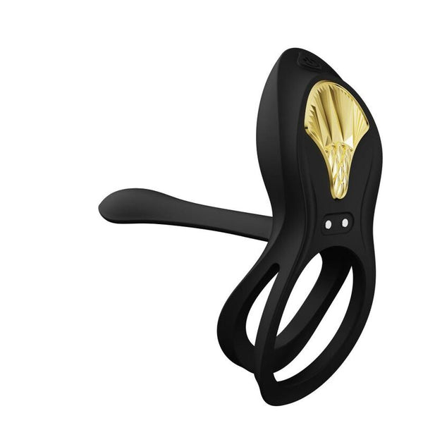 Bayek anillo vibrador control remoto parejas negro