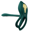 Bayek anillo vibrador control remoto parejas verde