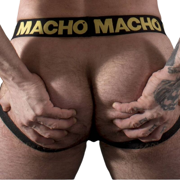 Macho mx25ac jock cuero amarillo xl