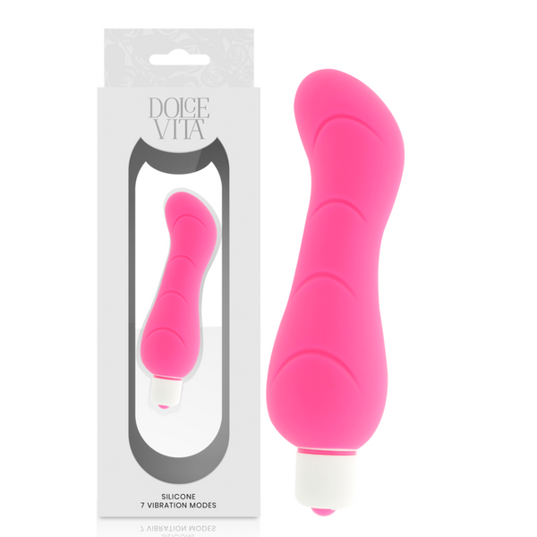 G Spot vibrador silicona rosa