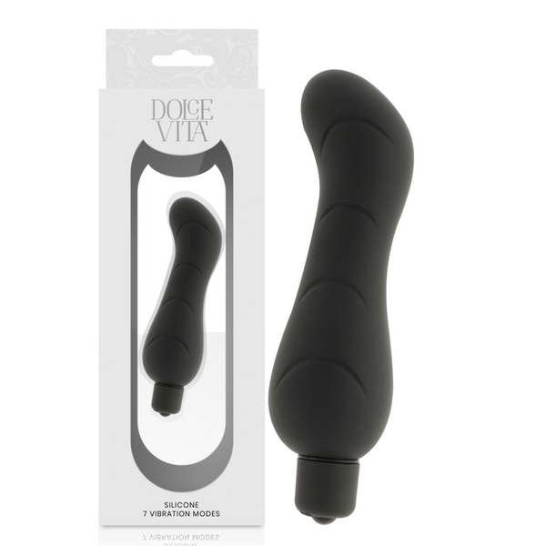 G Spot vibrador silicona negro