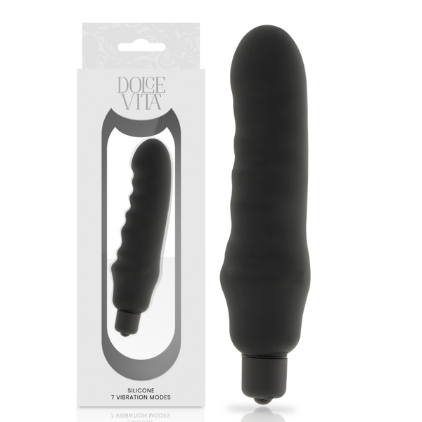 Genius vibrador silicona negro