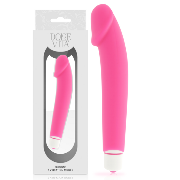 Realistic vibrador silicona rosa