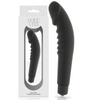 Realistic pleasure vibrador silicona negro