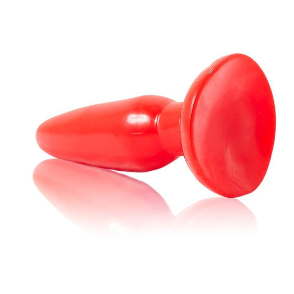 Baile plug anal pequeño rojo 15 cm