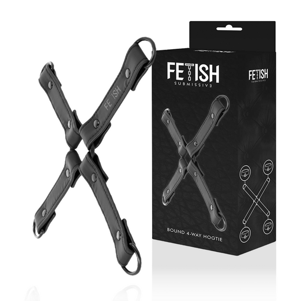 Fetish unión esposas cuero vegano