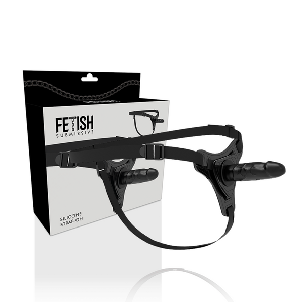Fetish silicona negro realista 15 cm