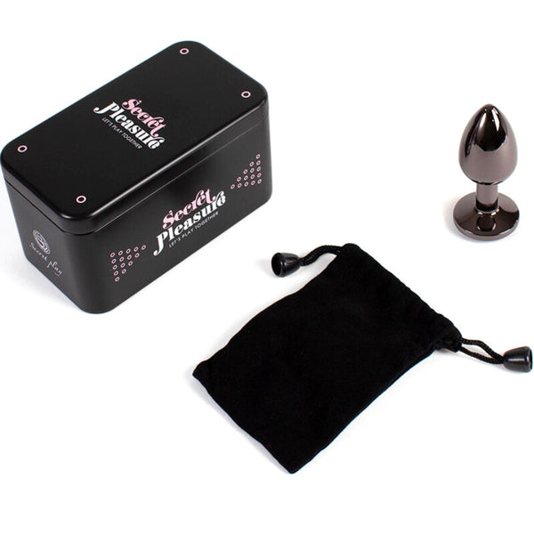 Plug anal Secretplay Gunmetal talla S 7 cm