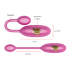 Denver huevo vibrador negro 7 x 2.7 cm