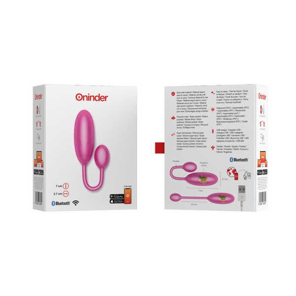 Denver huevo vibrador negro 7 x 2.7 cm