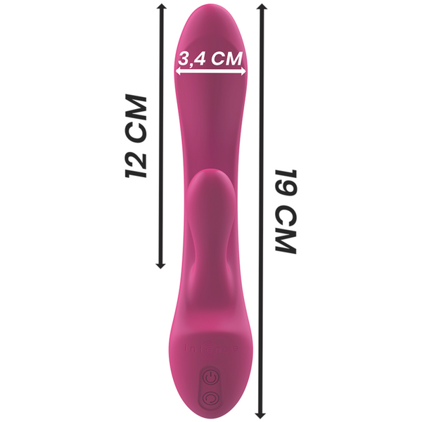 Luigi vibrador rabbit silicona liquida rosa