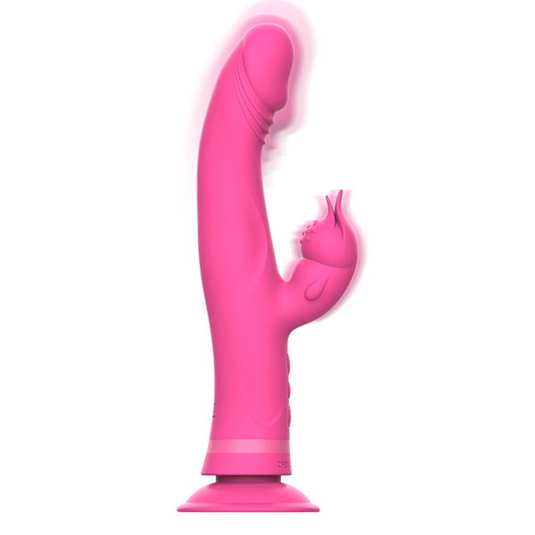 Julio vibrador rabbit silicona rosa