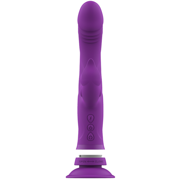 Casanova vibrador rabbit silicona triple motor morado