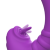 Harry vibrador flexible con lengua morado