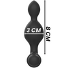 Plug anal pequeño Tucker de silicona con control remoto