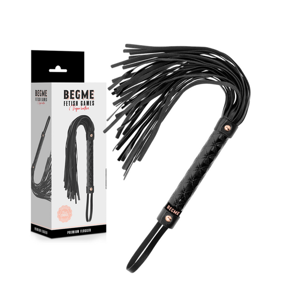 Begme black edition látigo cuero vegano