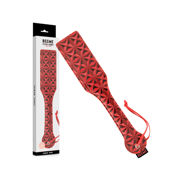 Pala BDSM Red Edition de cuero vegano