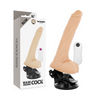 Vibrador realístico articulable control remoto negro 18.5 cm o 4 cm
