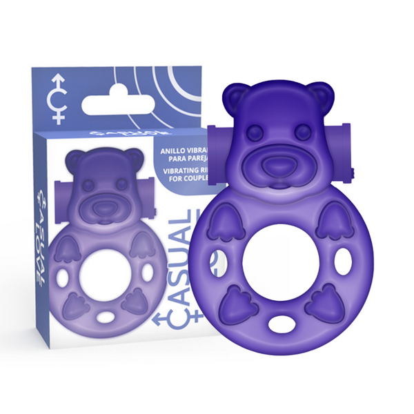 26 anillo vibrador conejito lila
