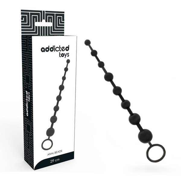 Addicted anal beads 29 cm negro