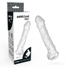 Addicted extensor para el pene transparente