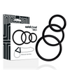 Addicted set anillos pene negro