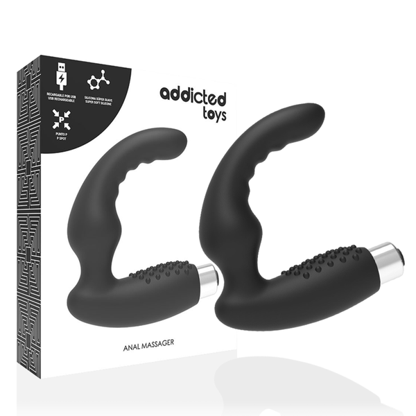 Vibrador prostático recargable model 2 negro