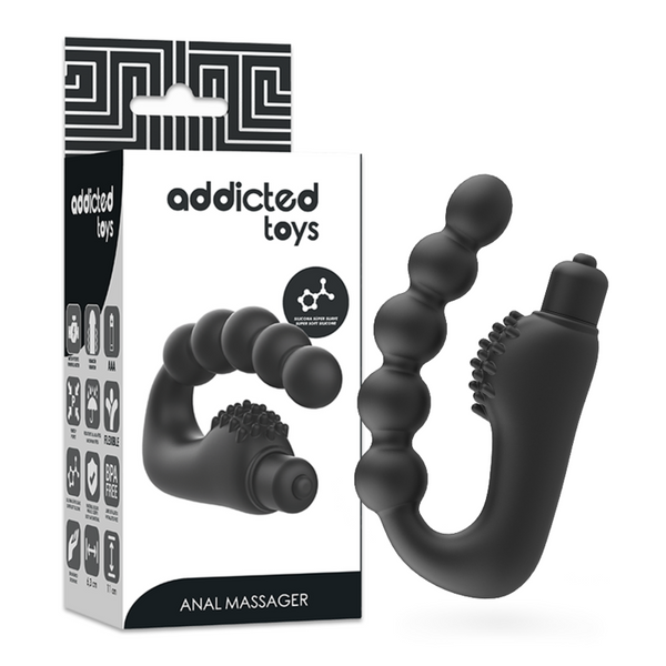 Addicted masajeador anal prostático con vibración