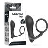 Vibrador con anillo pene plug anal
