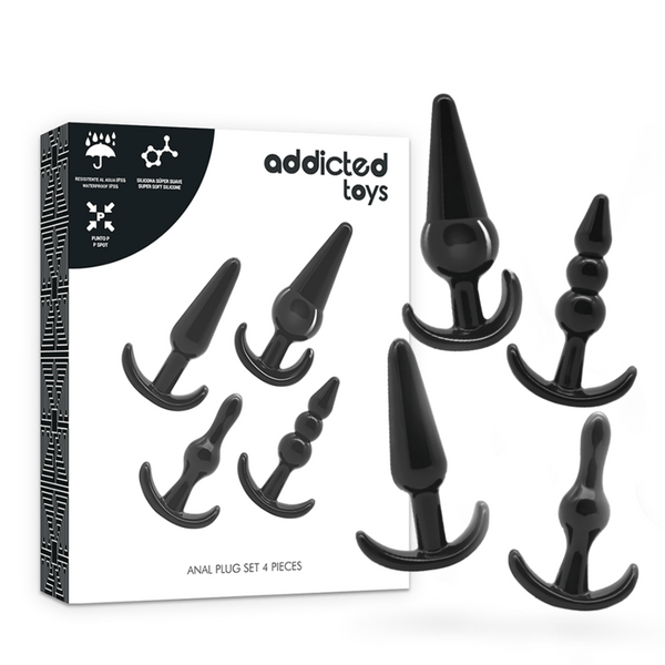 Addicted set 4 plugs anales