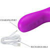 Reese vibrador con rotación morado