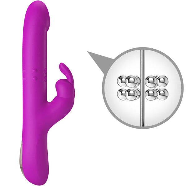 Reese vibrador con rotación morado