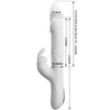 Reese vibrador con rotación plateado