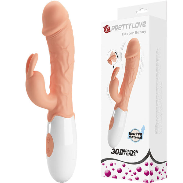 Easter bunny vibrador con estimulador