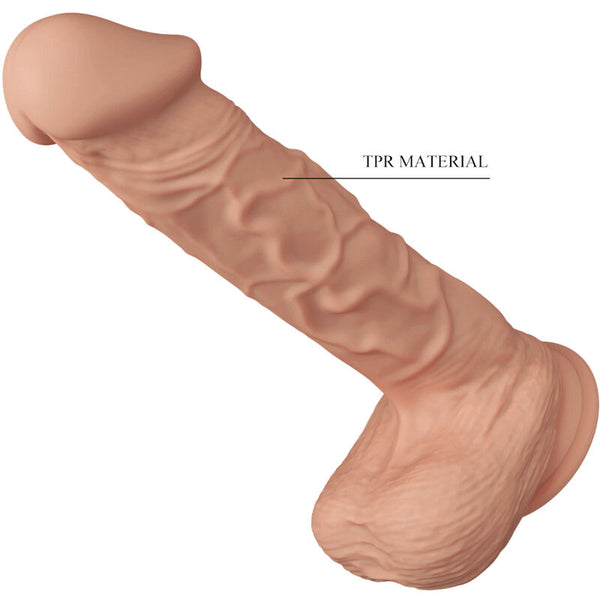 Baile beautiful encounter bergrisi dildo realístico flexible 26 cm natural