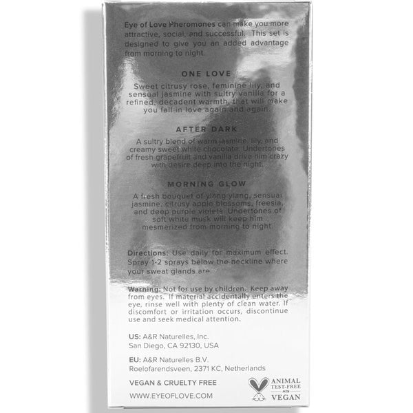 Eye eol phr perfume 10 ml set 3 morning glow one love after dark