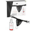 Intt braga brasileña negra con perlas y gel lubricante 50 ml