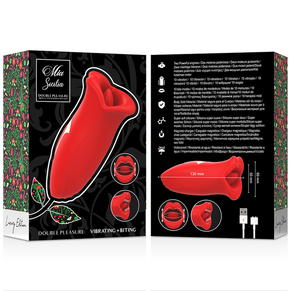 Mia sicilia doble placer besa lame vibra